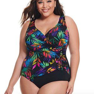 Longitude Women's Plus Size Swimwear Amalfi